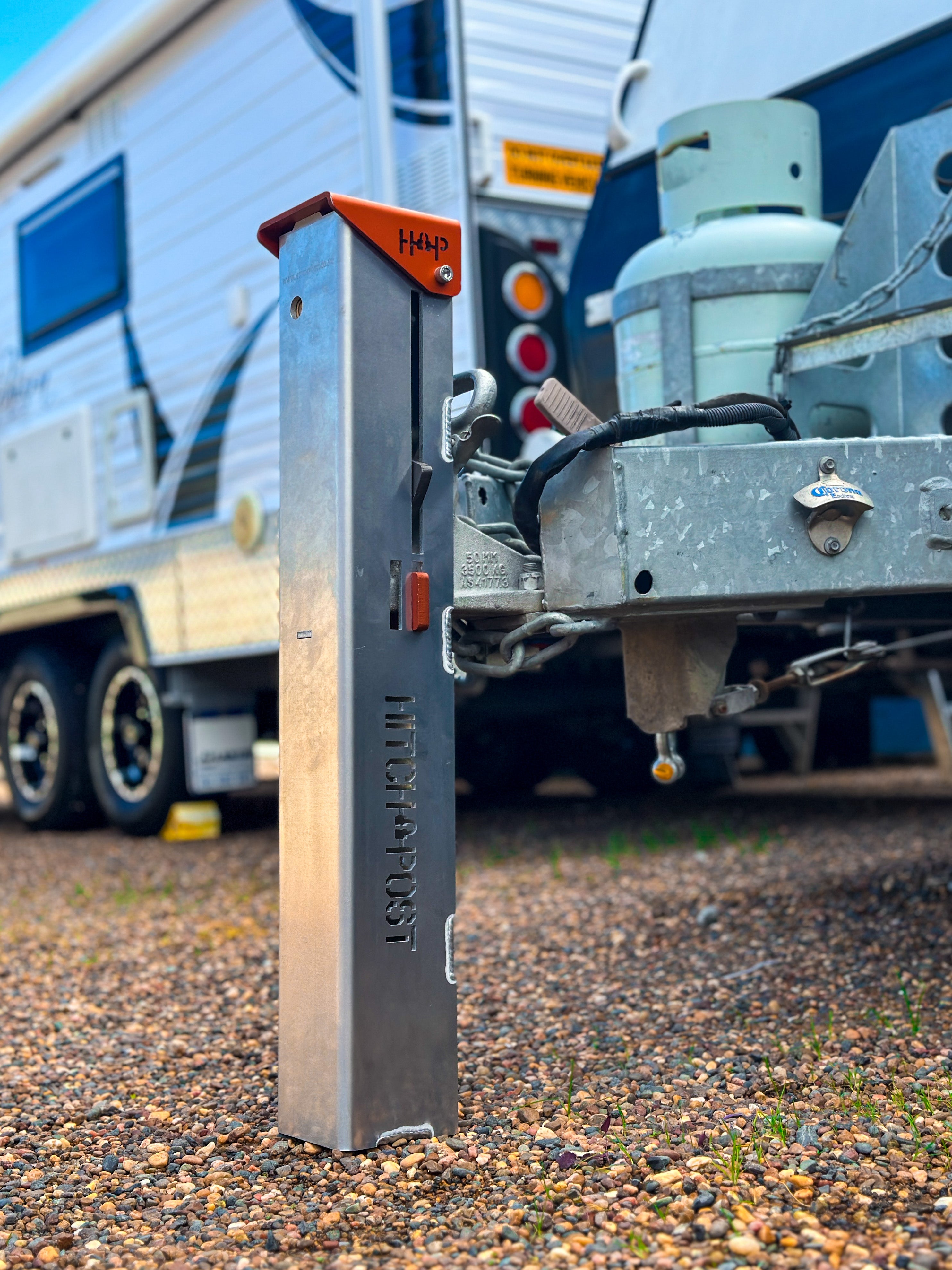 HITCHPOST Caravan Trailer Lock - Suit Standard 50mm Ball Hitch