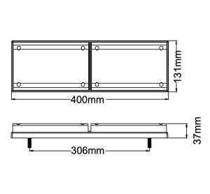 Jumbo 12v/240 LED Stop/Tail Indicator
