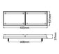 Jumbo 12v/240 LED Stop/Tail Indicator
