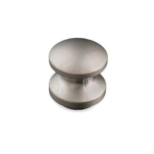 PUSH BUTTON CATCH KNOB ONLY NICKEL 19mm - CLEARANCE