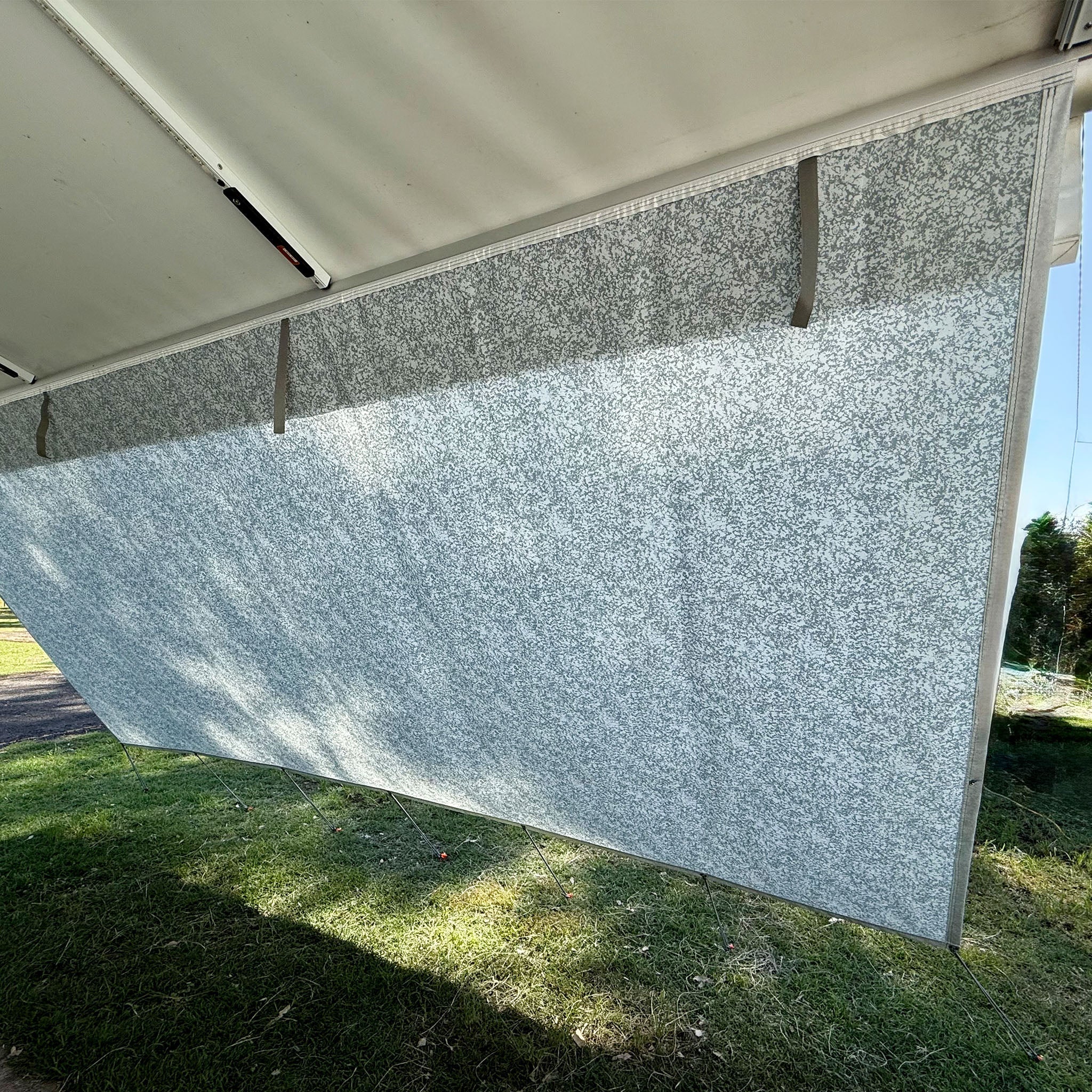 Rain Blocker Privacy Screen Long Side Wall- to suit 14ft Awning - SPECIAL ORDER