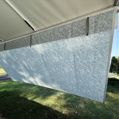 Rain Blocker Privacy Screen Long Side Wall- to suit 14ft Awning - SPECIAL ORDER