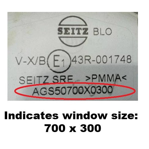 VAM300Z: Window Stays (Pair) - Suit 300mm Seitz S4 Windows