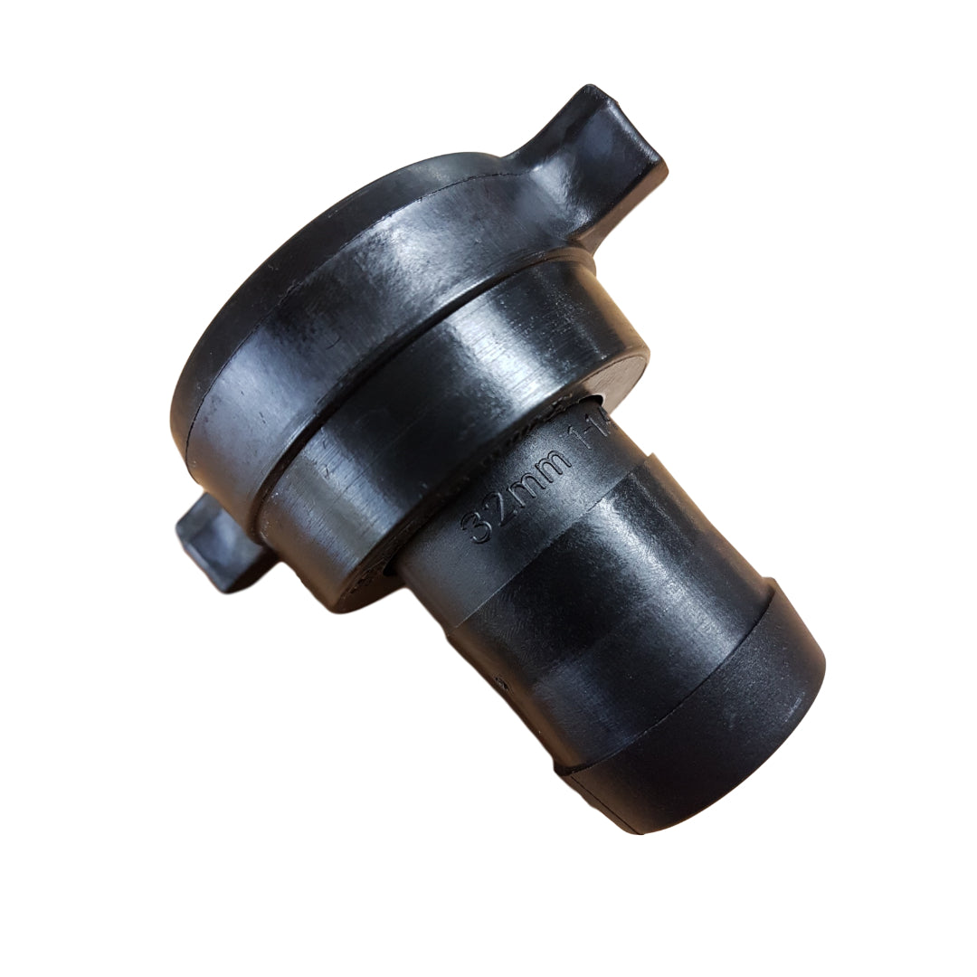 Sullage Hose Nut &amp; Tail - 32mm