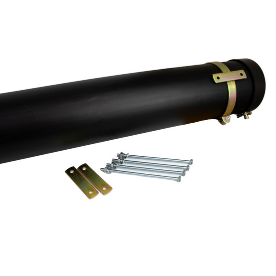 POLE CARRIER BLACK - 150mm Dia. x 2.20m