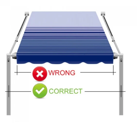 Carefree 15ft Black Shale Fade Fiesta Awning (no arms/hardware) including fitment - SPECIAL ORDER