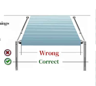 Carefree 19ft Fiesta Awning - Black Shale Fade (No Arms/Hardware) including fitment - SPECIAL ORDER