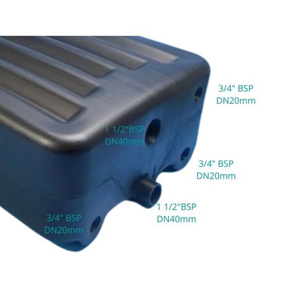 Camec Caravan &amp; RV Universal Water Tank - 95 Litres - 1170 x 500 x 220mm