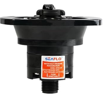 Water Inlet with Reducing Valve - Black - SPECIAL ORDER