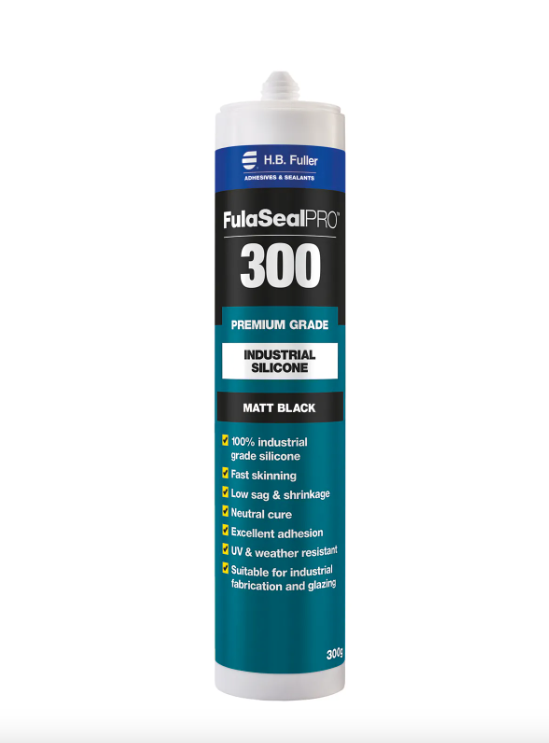 HB Fuller Black Silicon FulaSeal 300