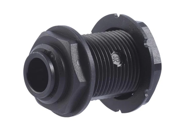 JG 12mm Push-On Bulkhead connector