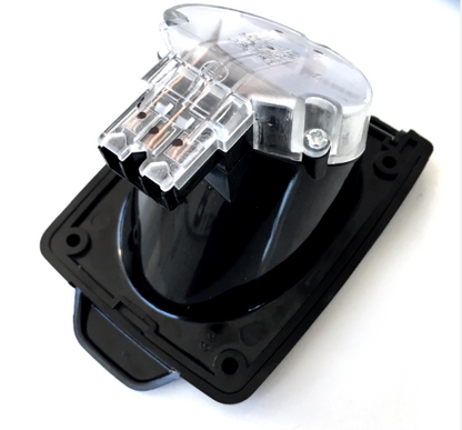 CMS J-Series Power Inlet 15AMP  - Black