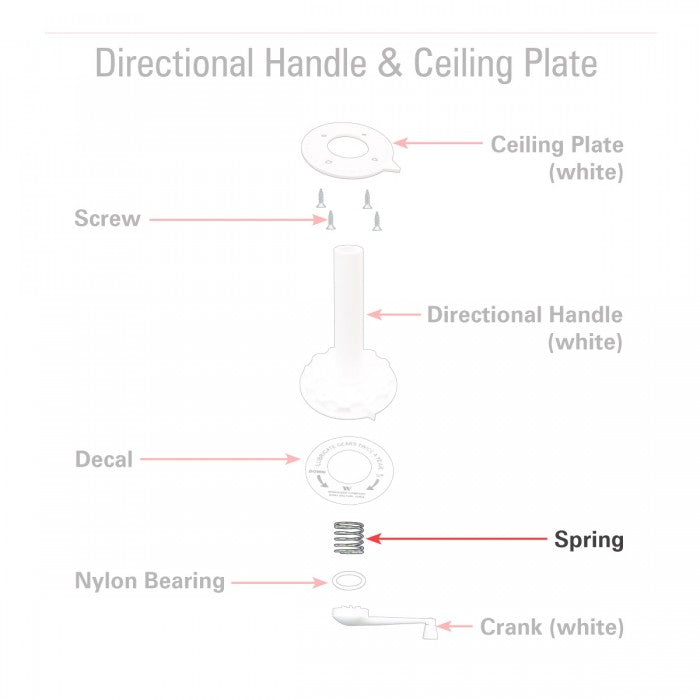 RP6822: Spring for the Directional Handle - Suits Winegard Antennas -