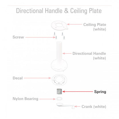 RP6822: Spring for the Directional Handle - Suits Winegard Antennas -