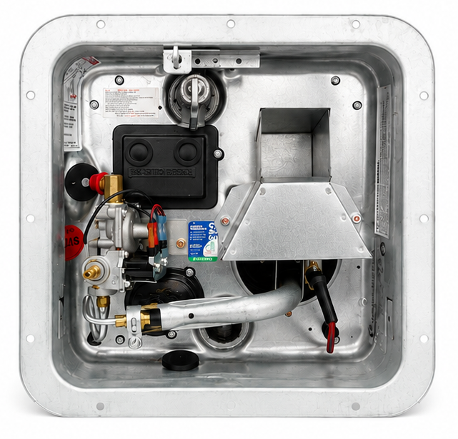 Suburban SW6DERA Hot Water System - 20.3 Litre - Gas/240V - Black Door