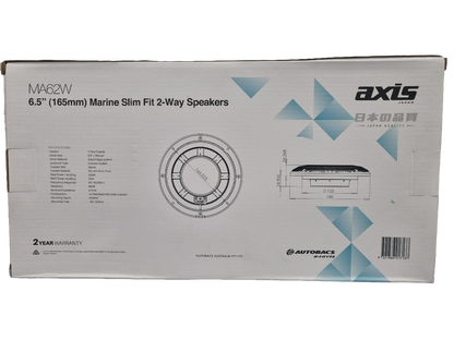 Axis White  Speakers 6.5" Ultra Slim Full Range