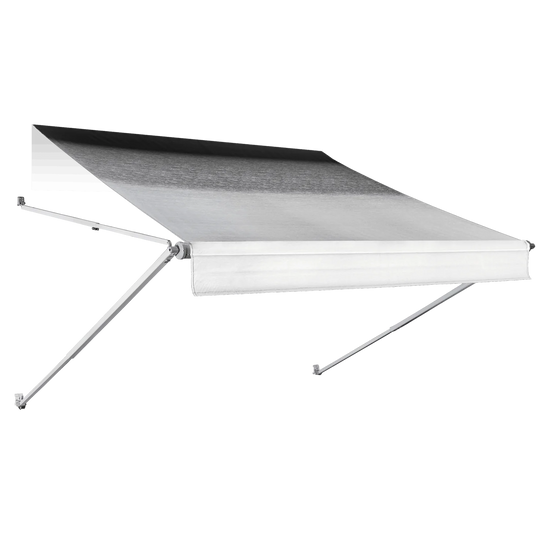 Aussie Traveller  4570m - 15ft charcoal awning white end caps - including fitment- SPECIAL ORDER
