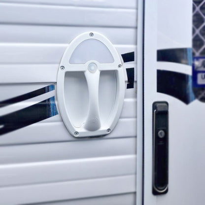 Coast Teardrop Grab Handle with LED Light - White