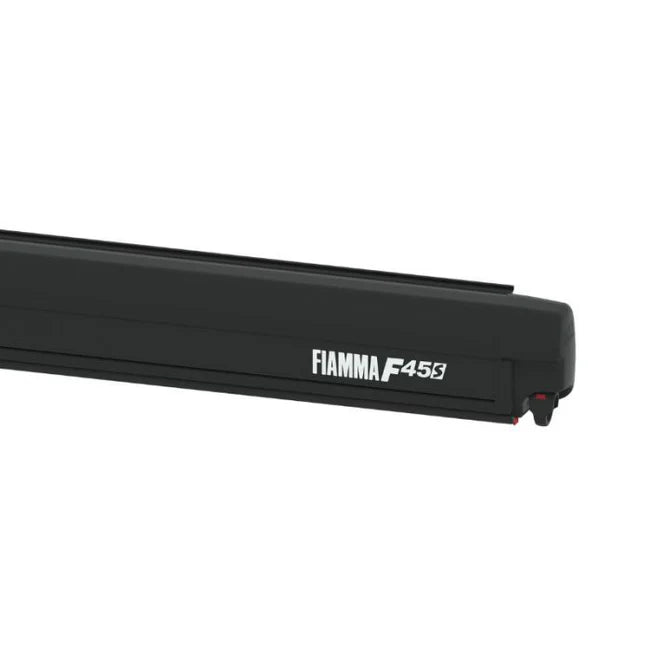 SUPPLY ONLY Fiamma F45 S 3.5M Awning - Deep Black Case, Royal Grey Awning - SPECIAL ORDER