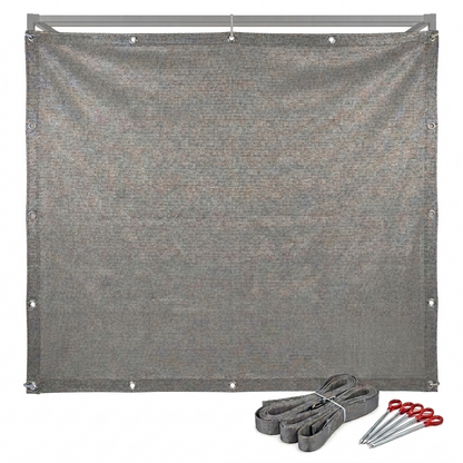 Supex Silver/Grey Caravan Privacy Screen 17&