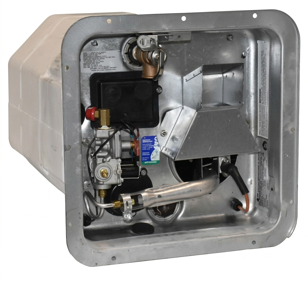 Suburban SW6DERA Hot Water System - 20.3 Litre - Gas/240V - Black Door - SUPPLY AND FIT
