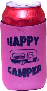 Adventure Nomad Stubby Holder Happy Camper (Pink)
