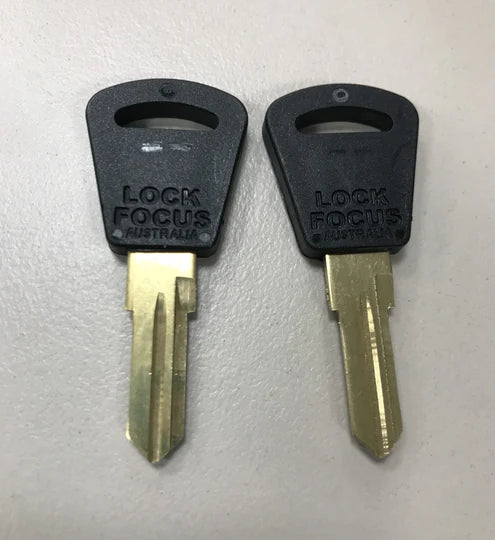 Blank Camec Entry Door Keys Suit 3 point Lock Barrel - Pair