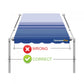 16ft Carefree Awning w LEDs - Silver Shale Fade (Fabric On Roll / No Arms)
