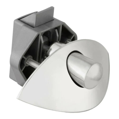 Half Moon Zinc Alloy Handle Push Button Latch