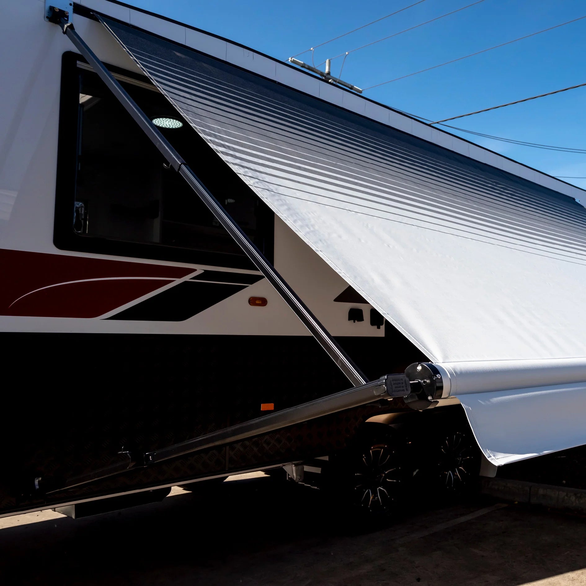 Sunburst Classic Awning ATRV  - Charcoal 10ft - SUPPLY &amp; FITMENT - SPECIAL ORDER
