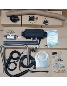 Autoterm Diesel Air Heater 12volt 2kw Kit with Rotary Controller. 2D12PU5 - SUPPLY &amp; FITMENT