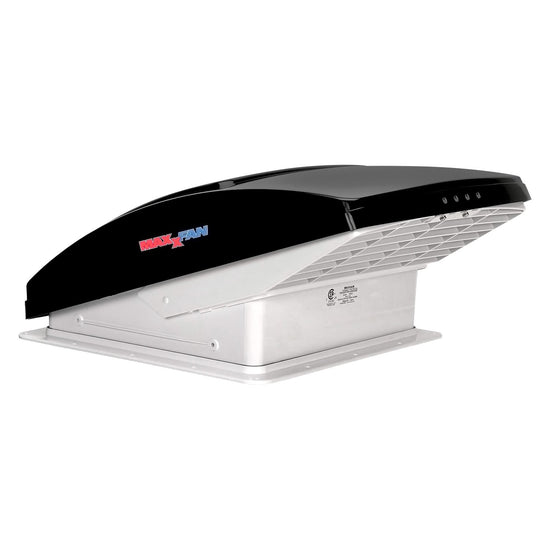 Maxxfan Deluxe with Smoke Rain Dome / Thermostat / Power Lift / Remote - 355mm - SPECIAL ORDER