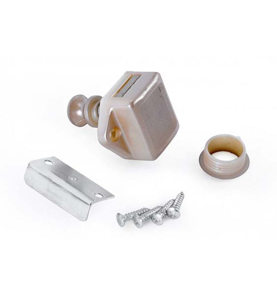 Camec 16mm Nickel Catch Set - Catch / Rosette / Knob / Strike Plate