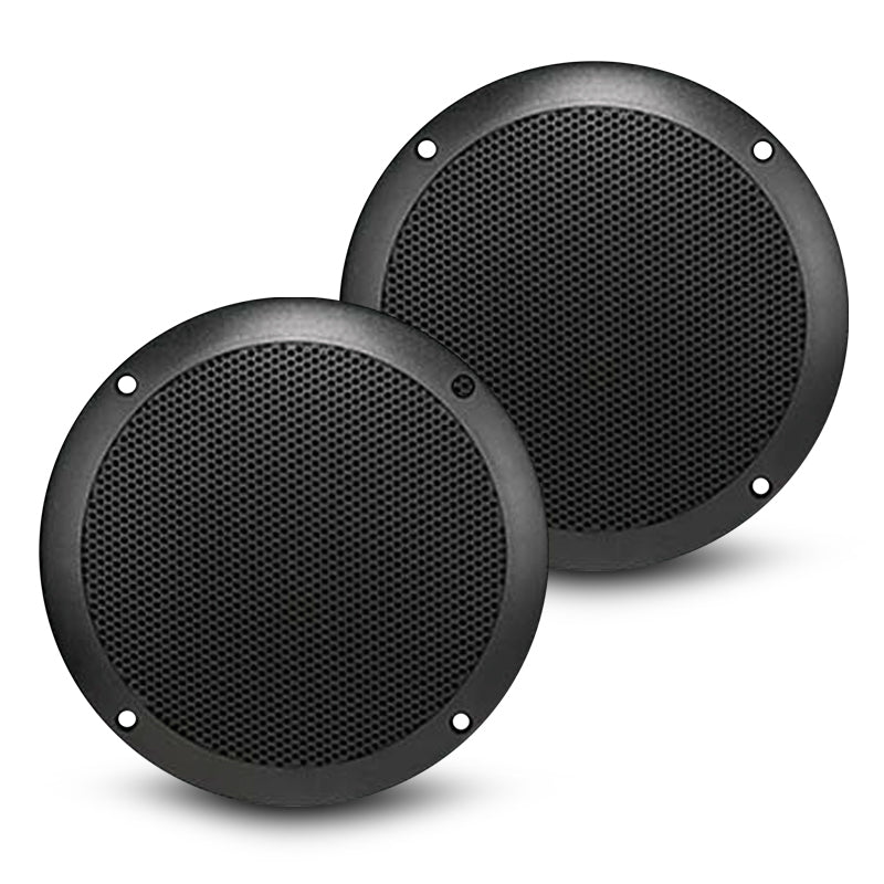 5" Ultra Slim Full Range Speakers (Black) - Pair - Axis