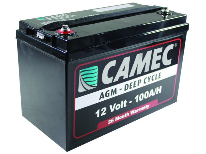 Camec 12V 100Ah AGM Deep Cycle Battery - PICK UP ONLY