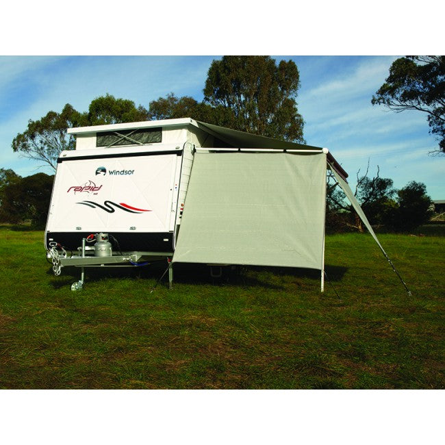 Pop Top - End Wall Privacy Screen 2.1m x 1.8m - Camec - CLEARANCE