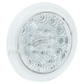 (Red) Tail Lamp 12V Recessed Chrome 130mm - LED Autolamps