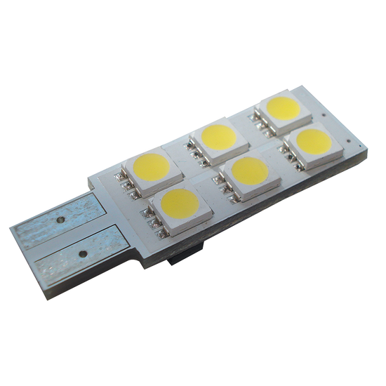 Coast T10 6 LED 12V Replacement Globe (Cool White)