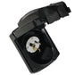 Clipsal Black 15amp Power Inlet with Weatherproof Lid