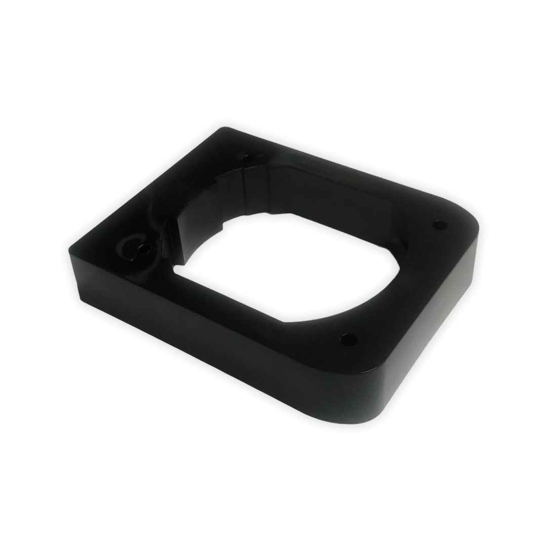 Transco Power Inlet/Outlet Backing Plate (20mm) Black