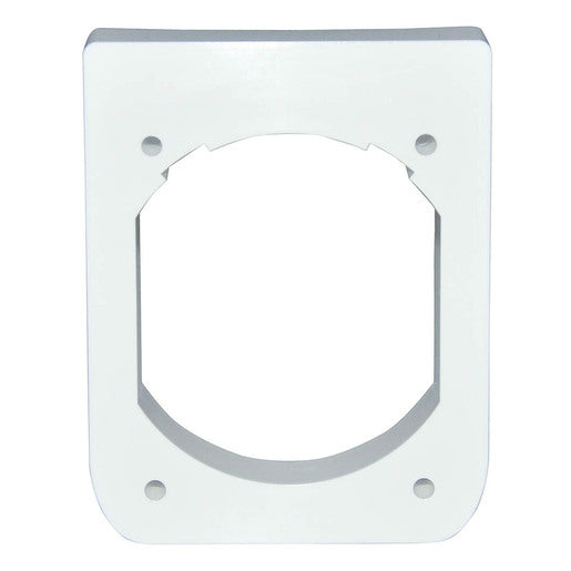 Transco White 20mm Mounting Flange for Power Inlet/Outlet