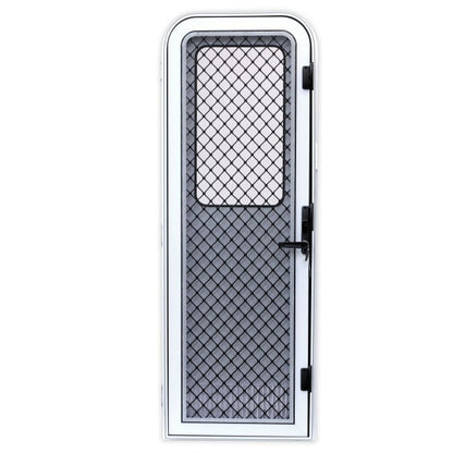 Odyssey Door - 2 Radius Corners - 1723mm x 572mm - Right Hand Hinge - White - SPECIAL ORDER