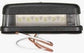 LED Number Plate Light 12V (6 LED) - Black - Dream Leisure