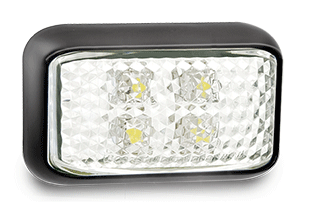 Front End Outline Marker Lamp - Clear - LED Autolamps