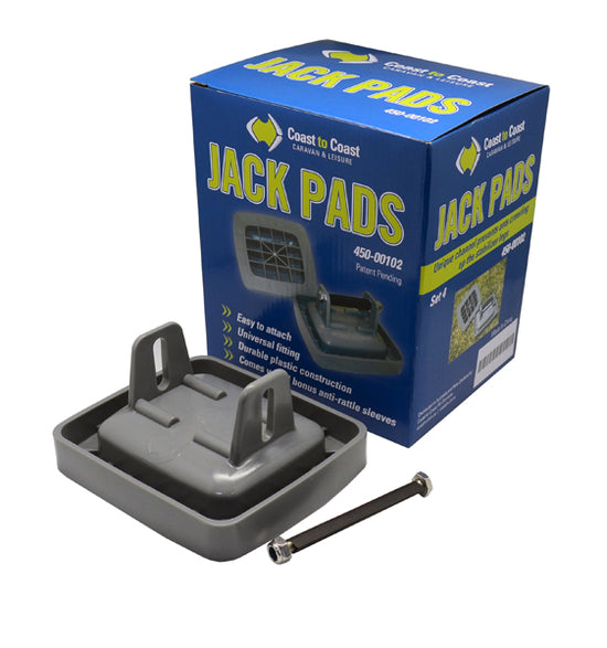 Jack Pads 80mm to suit Stabiliser Legs - Set of 4 - Coast