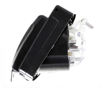 Clipsal 15A Caravan Power Inlet (Black) 240V - IP34