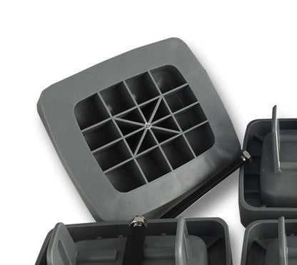 Jack Pads 80mm to suit Stabiliser Legs - Set of 4 - Coast
