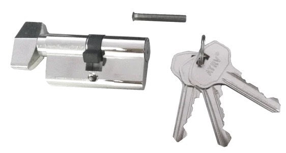 Door Lock Barrel &amp; key (RHH) - Suit Original Style ATRV Caravan Doors