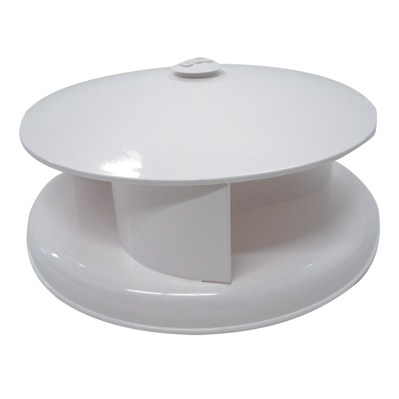 ROTARY VENT PLASTIC WHITE 240MM x 120MM - SPECIAL ORDER