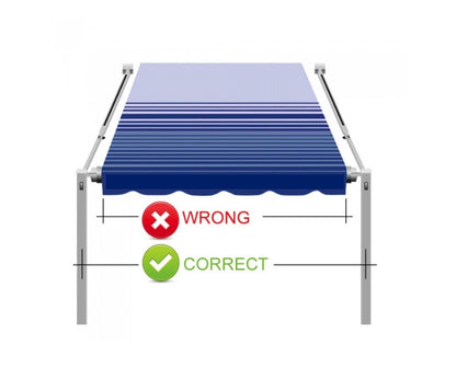 Carefree 11ft Blue Shale Fade  Fiesta Awning -  (no arms/hardware) including fitment- SPECIAL ORDER